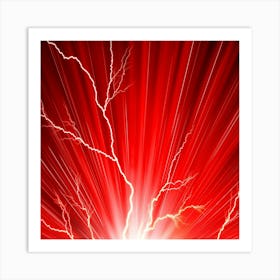 Lightning Bolts Art Print