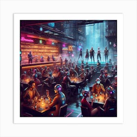 Cyberpunk 1 Art Print