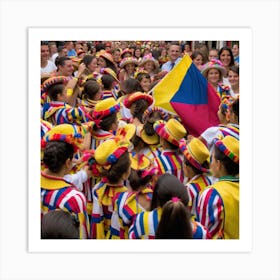 Venezuelan Parade Art Print