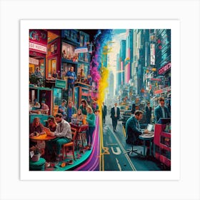 Cityscape 1 Art Print