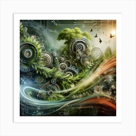 Digital Art Art Print