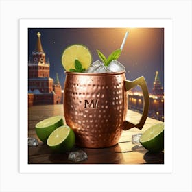 Illustrative Albedo Moscow Mule Art 0 Art Print