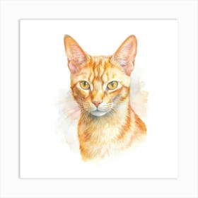 Mandalay Cat Portrait 1 Art Print