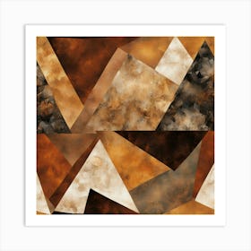 Abstract Geometric Pattern 51 Art Print