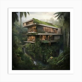 Jungle House Art Print