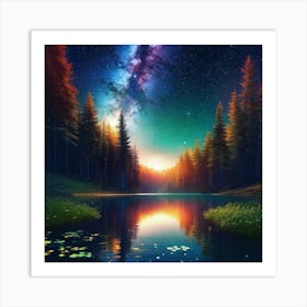 Milky Way 50 Art Print