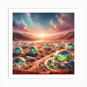 Habitable Mars Art Print