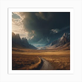 Cloudy Day Art Print