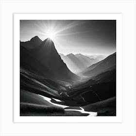 Tibetan Mountains 3 Art Print