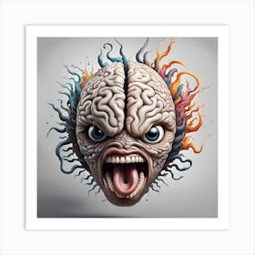 Brain Art Print