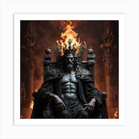 King Of The Gods Art Print