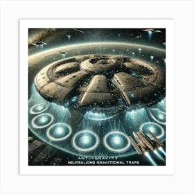 A Highly Detailed Science Fiction Illustration Sho Art Print