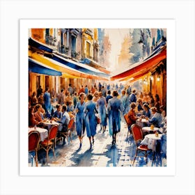 Paris Street Scene 7 Art Print