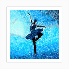 The Ballerina Square Art Print