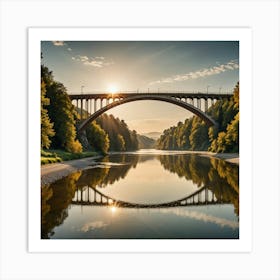 Bridge Over The River 2 Art Print