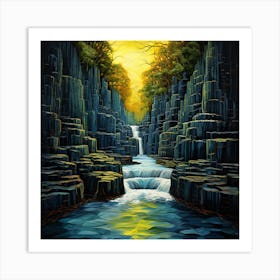 Waterfall 4 Art Print