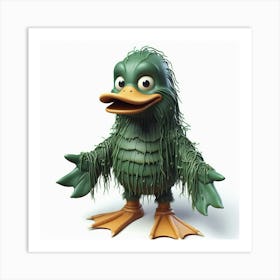 Duck Creature from the Black lagoon Art Print