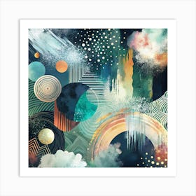 Abstract Painting 82 Art Print