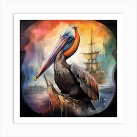 Pelican 3 Art Print