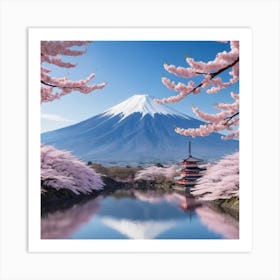 Cherry Blossoms In Japan 4 Art Print