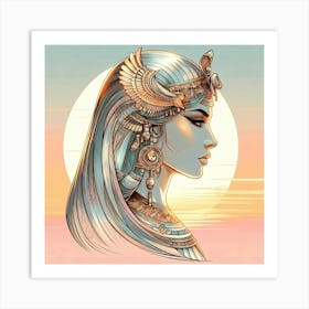 Cleopatra Portrait Artwork 206 Art Print