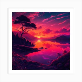 Sunset Art Print