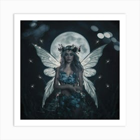 Fairy In The Forest 3 Art Print