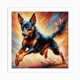 Funny dog Art Print