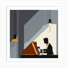 Piano Player 1 Art Print