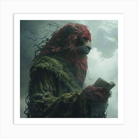 Lion Of The Forest Art Print