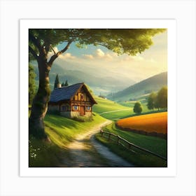 House In The Countryside 13 Art Print