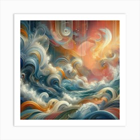 Abstract Painting 39 Art Print