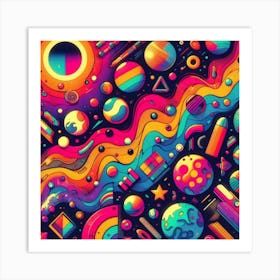 Psychedelic Art 1 Art Print