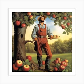 JOHNNY APPLESEED Art Print