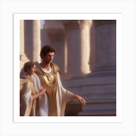 Aphrodite And Her Lover Art Print
