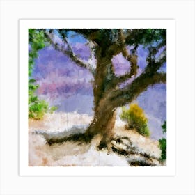 Grand Canyon Tree Art Print Art Print