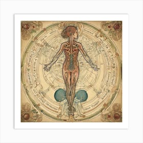 Nouveau Anatomy Series - 7 Art Print