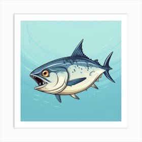 Tuna Cartoon Affiche