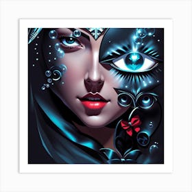 Eye Of The Triad Art Print