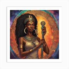 Divine Melanin Goddess 222 Art Print