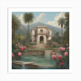 Rose Garden Art Print