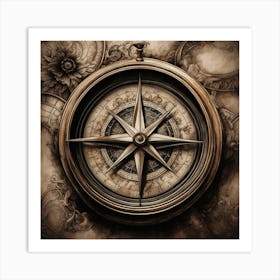 Compass 2 Art Print