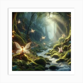 Fairies At Rest Art Print