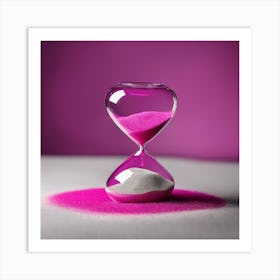 Hourglass Stock Videos & Royalty-Free Footage 2 Art Print