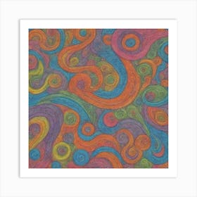 Swirls 5 Art Print