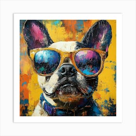 The Coolest Dog In Town 9 Art Print