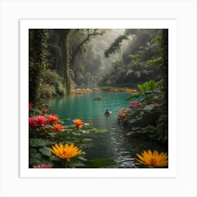 Lily Pond Art Print