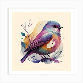 Colorful Bird 3 Art Print