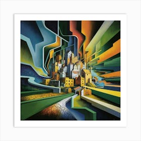 Cityscape 1 Art Print