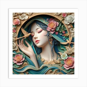 Chinese Woman Art Print